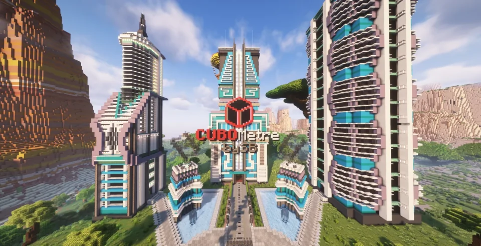 Городской хаб CUBOMetre с футуристическими башнями
